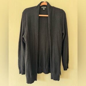 Saks Fifth Avenue Black Cashmere Cardigan
